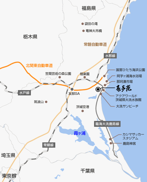 寿多庵(すだあん)アクセスマップ
